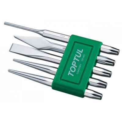 Набір інструментів Toptul зубил та виколоток 5 шт. (GAAV0501) Вінниця