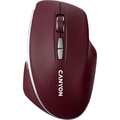 Мишка Canyon MW-21 Wireless Blue LED Burgundy (CNS-CMSW21BR) Вінниця