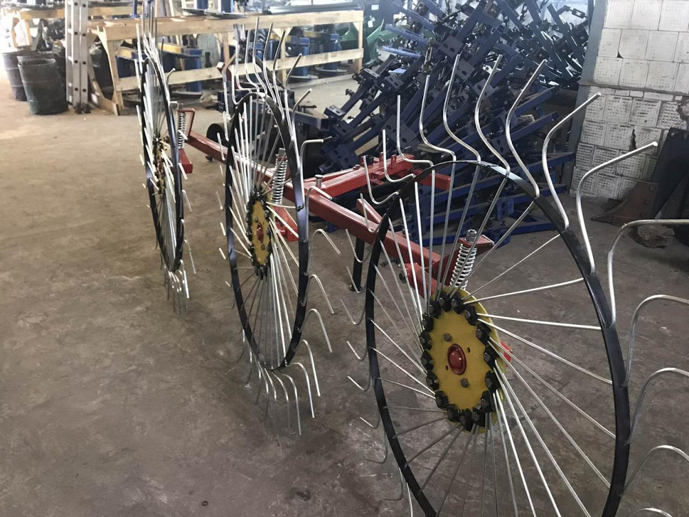 Сеноворошилка Солнышко на 3 колеса ТМ АРА (одна точка, мототрактор) Харьков - изображение 3