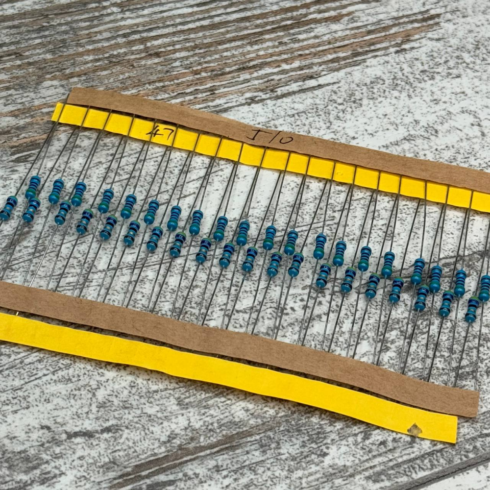 Набір металоплівкових резисторів 1/4 Вт, 600 шт, MF 1%, номінали 10 Ом – 1 МОм Київ - фото 3