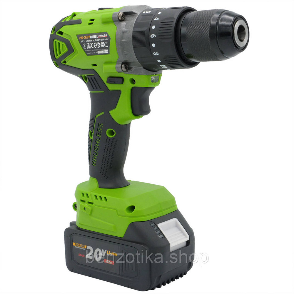 Шурупокрут Procraft Industrial PA18BL Extra (2 акб) Київ - фото 5