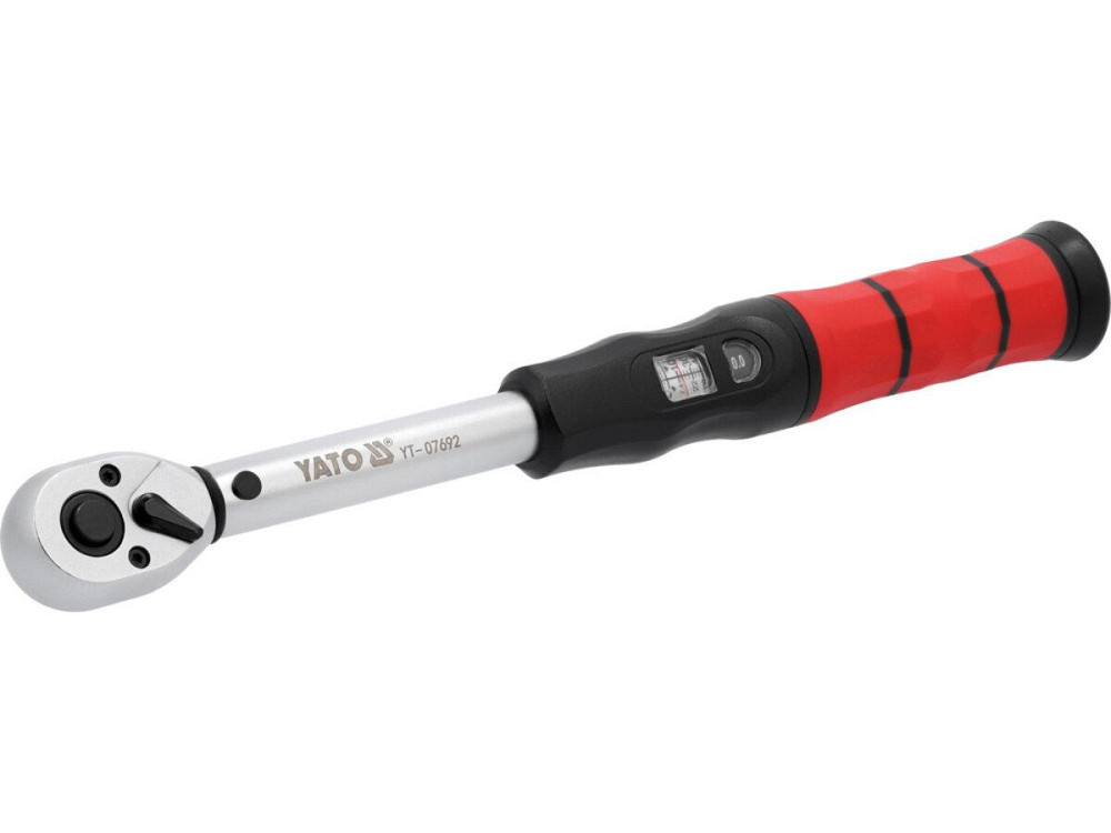 Ключ динамометричний з налаштувальним вічком YATO : квадрат 3/8", F= 10- 60 Нм, L= 310 мм [10] Одеса - фото 1