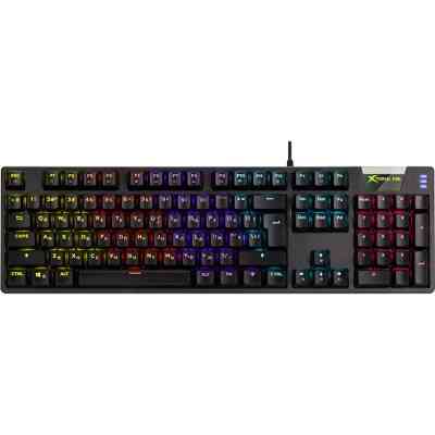 Клавіатура Xtrike ME GK-981 LED Mechanical USB UA Black (GK-981UA) Вінниця