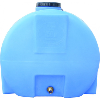 Емкость для воды Пласт Бак горизонтальная пищевая 300 л синяя (12464) Винница - изображение 2