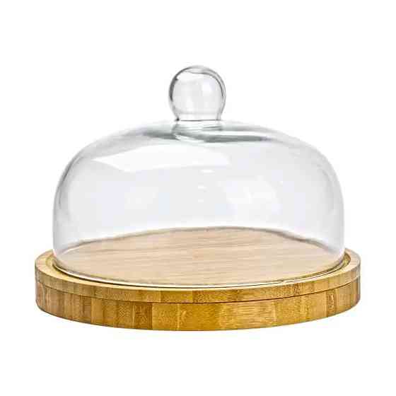 Набір для нарізання сиру Ø 25 зі скляною кришкою HP1230 Коломия