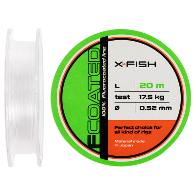 Флюорокарбон X-Fish FCoated 20m 0.52mm 17.5kg (1917.01.55) Винница - изображение 1