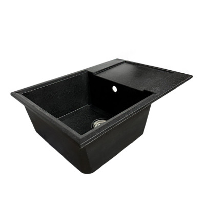 Мойка кухонная Adamant Horizon Medium чорний + змішувач та дозатор (4824296104503) Винница - изображение 2