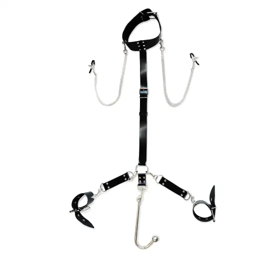 Бондажний набір із металевим анальним гаком №1 Art of Sex Beatrice Bondage set with anal hook №1 Львів