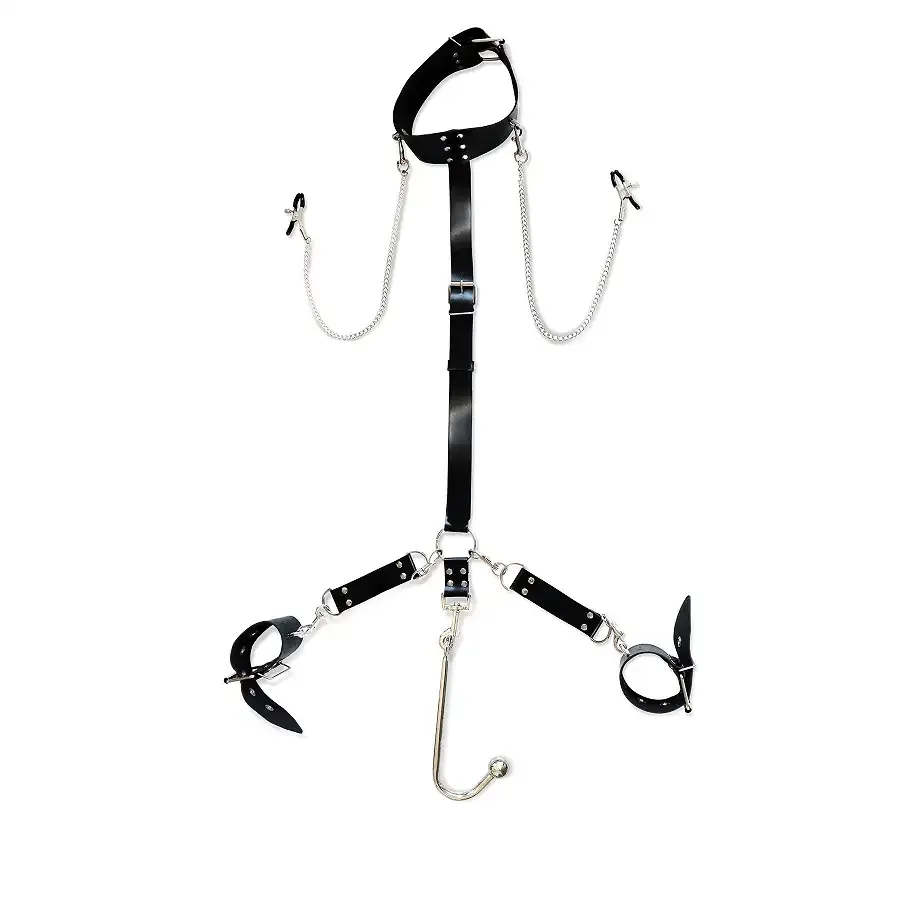 Бондажний набір із металевим анальним гаком №1 Art of Sex Beatrice Bondage set with anal hook №1 Львов - изображение 1