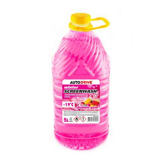 Омивач скла AutoDrive -19°С зимовий Bubble Gum готовий 5л Львів