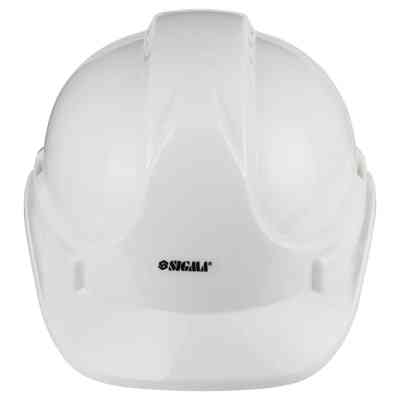Каска захисна Sigma 8 точок кріплення (біла) (9414501) Вінниця