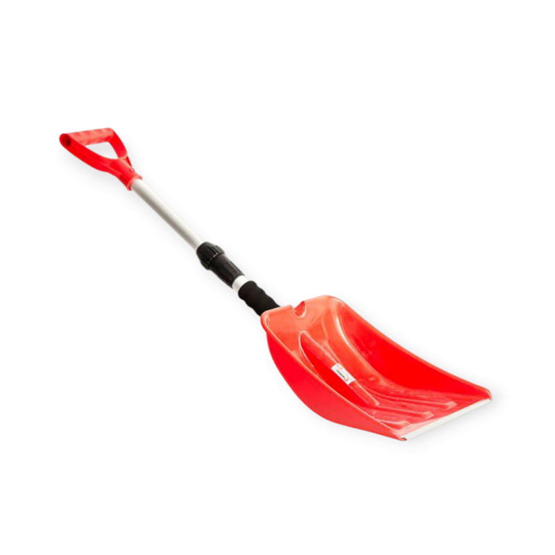 Лопата снега 25 х 68-87см телескоп, мягкая вставка, алюм. трубка с металл. губой для Мукачево - изображение 4