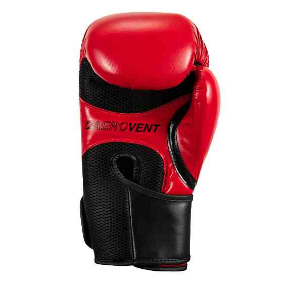 Боксерські рукавиці TITLE Boxing Vegan Gloves Red/Black 14 oz (капа в комплекті) Каменское