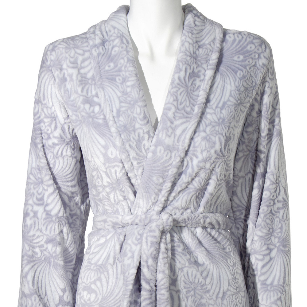 Флисовый халат с узорами и карманами Киев - изображение 2