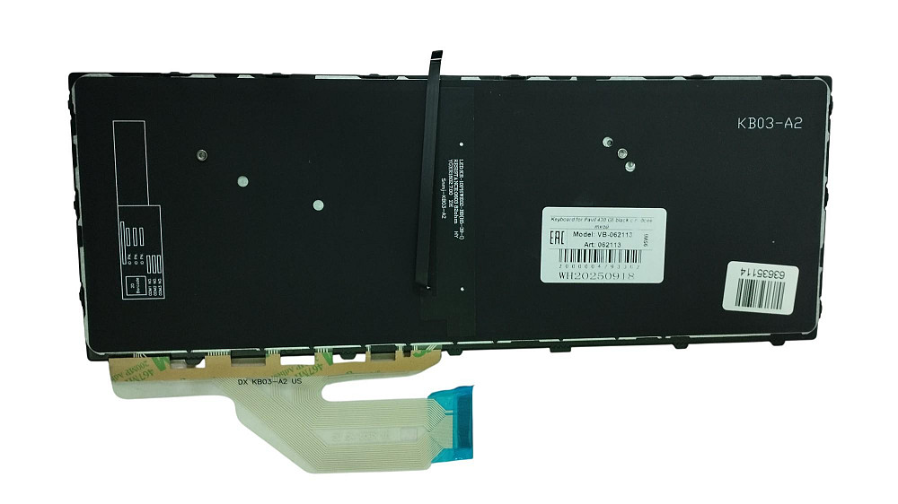 Клавиатура для ноутбука HP ProBook (430 G5) с подсветкой (Light), Black, (Black Frame), RU Винница - изображение 2