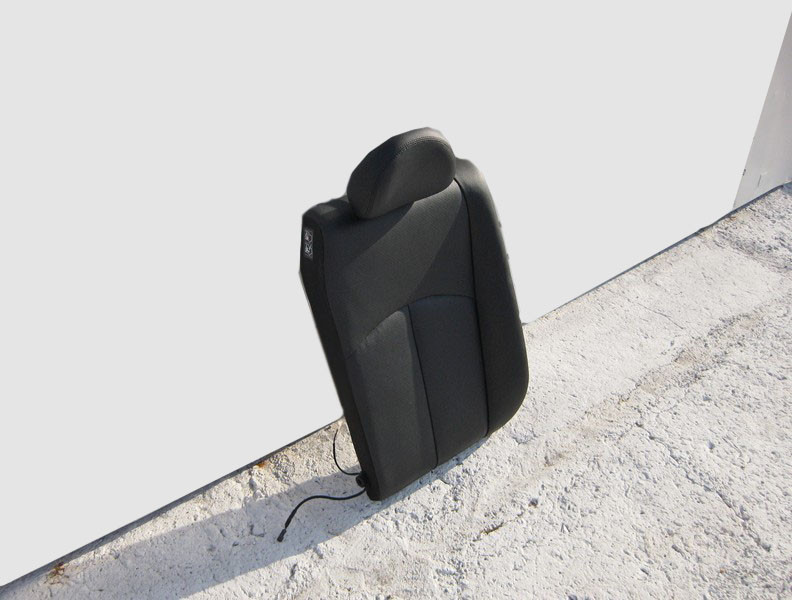 Mercedes-Benz  A2119201860 9D88 Права чорна шкірозамінна спинка заднього розкладного сидіння E-Class W211 Одеса - фото 3