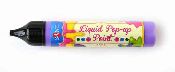 ЗD-гель "Santi" 741254 "Liquid pop-up gel" пурпурний, шт Київ
