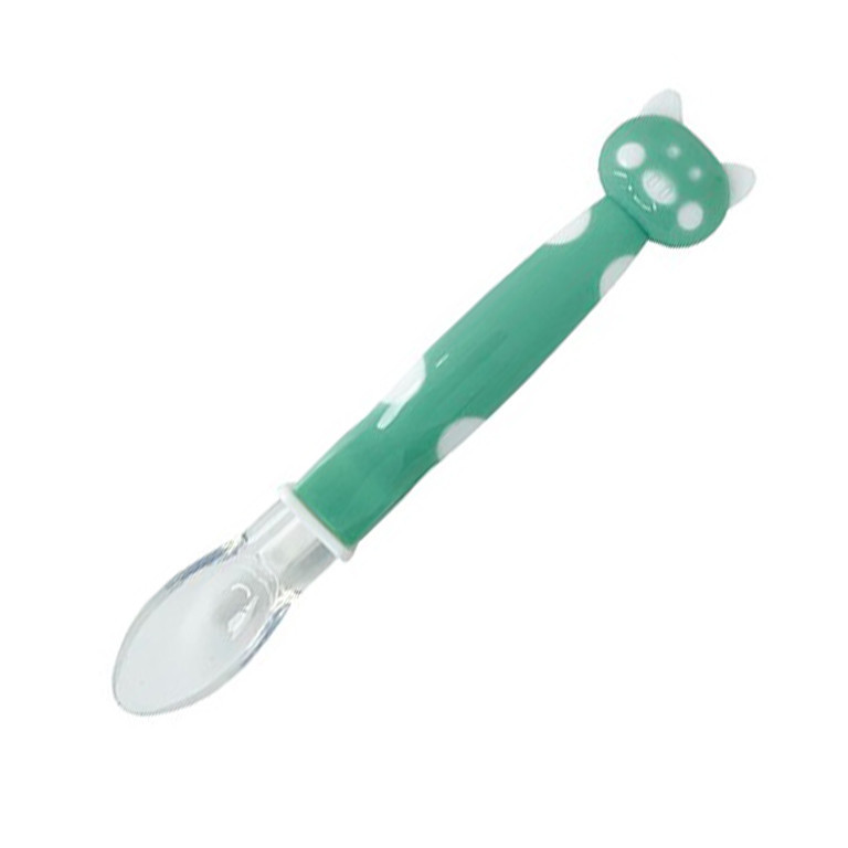 Дитяча силіконова ложка "Хрюшка" MGZ-0114(Turquoise) Вінниця - фото 1