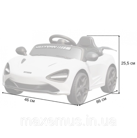 Детский электромобиль с пультом управления SP 720 электромобиль для детей аккумуляторный белый Мостиска