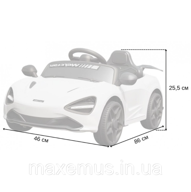 Детский электромобиль с пультом управления SP 720 электромобиль для детей аккумуляторный белый Мостиська - фото 2