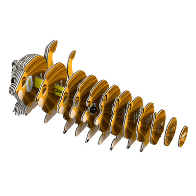 Пазл Eugy 3D Зоопарк Лев (XEG-070) Винница - изображение 3