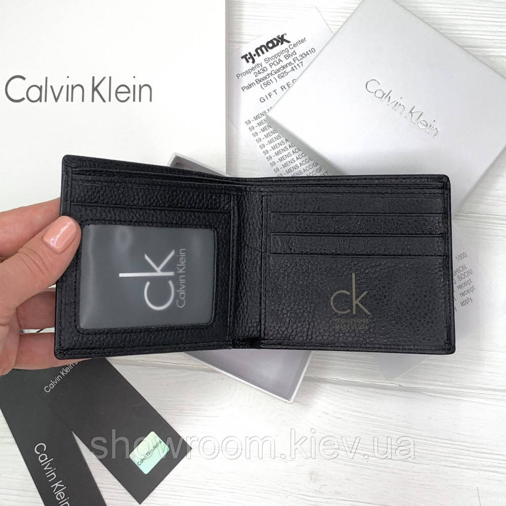 Мужской кожанный кошелек Calvin Klein (CK) (8875-1) Киев - изображение 3