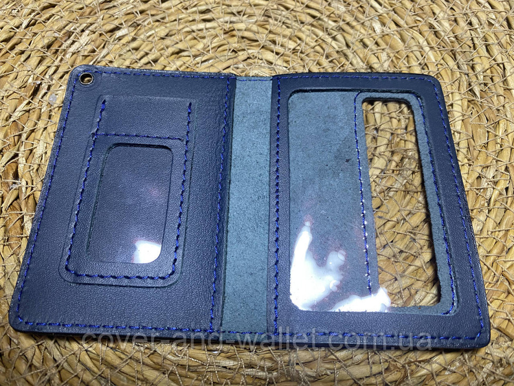 Обкладинка для нового посвідчення ДСНС із кишенею для жетону Puos Київ - фото 3