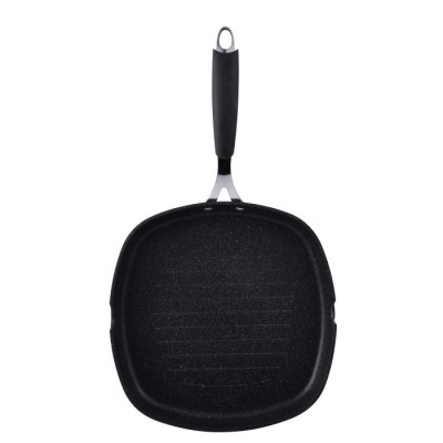 Сковорода Bergner Midnight, гриль 28x28 см (BG-30130-GR) Винница - изображение 4