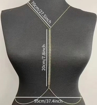 Ланцюжок на тіло біжутерія Київ - фото 3