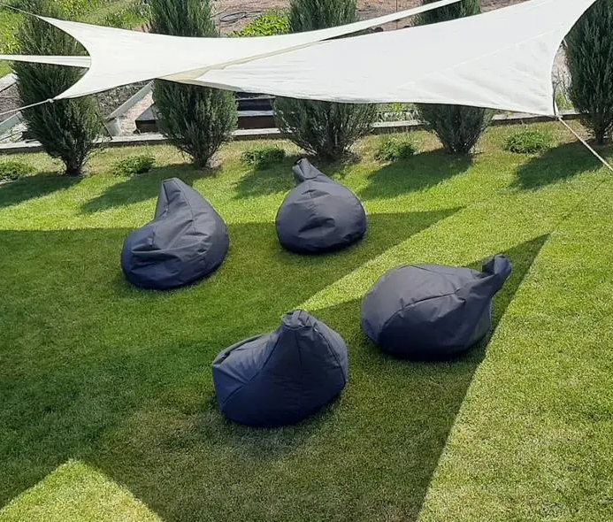 Тент навес затеняющий треугольный 3х3х4м Сетка (Молочный) Винница - изображение 5