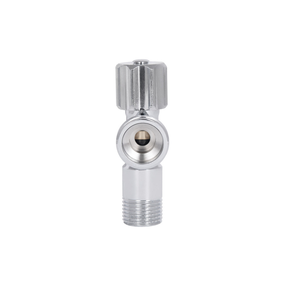 Кран кутовий Thermo Alliance Standart (ручка шестигранник) з вент.буксою 1/2"Н х 3/4"Н SF3441520 Київ - фото 4