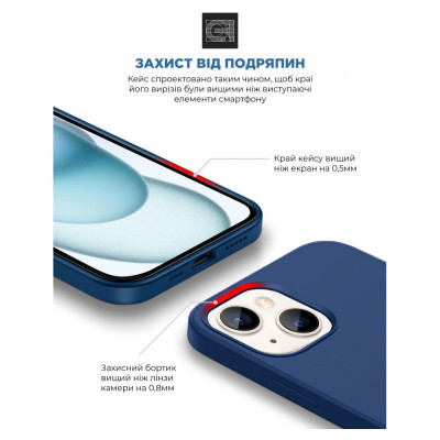 Чехол для мобильного телефона Armorstandart ICON2 MagSafe Apple iPhone 15 Storm Blue (ARM72759) Винница - изображение 5