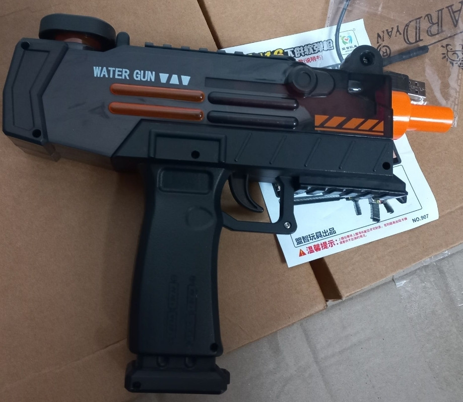 Дитячий електричний водяний автомат-пістолет Узі. Харків - фото 2