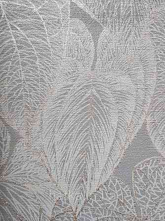 Шпалери вініл на флізеліні AS creation Metropolitan stories By Time 0,53х10 листя золотисте на сірому Київ