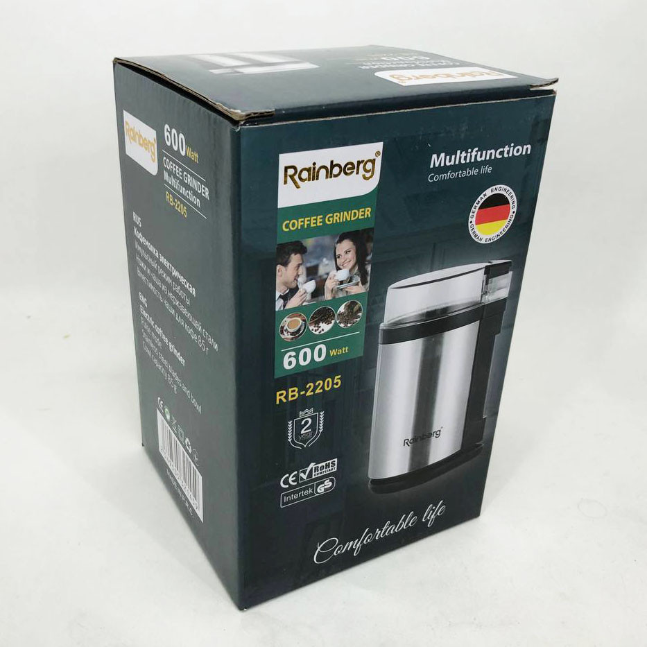 Професійні кавомолки Rainberg RB-2205 (600 Вт), Портативна кавомолка, Багатофункціональна кавомолка XD-43 Львів - фото 6