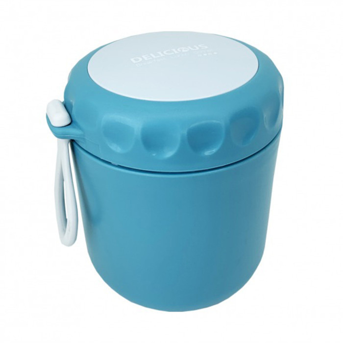 Ланчбокс з ложкою MGZ-0122(Blue) 430 мл Вінниця - фото 1