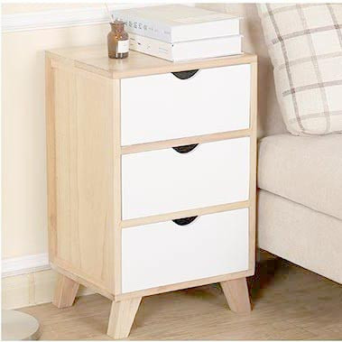 Приліжкова тумба "Абумі 3" бланже-зефір Миколаїв - фото 1