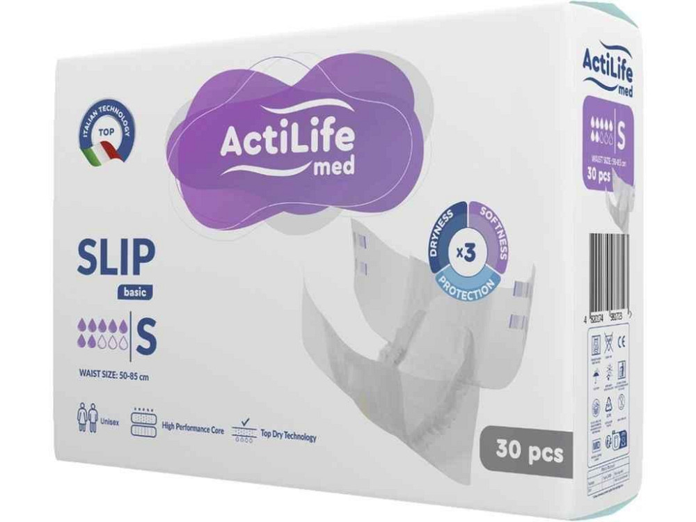 Подгузники для взрослых р.S 30шт ТМ ACTILIFE MED BASIC Киев - изображение 1