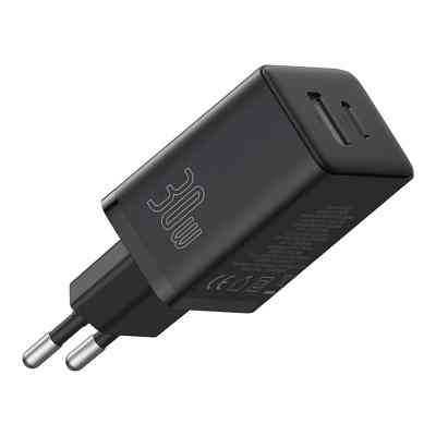 Зарядний пристрій Baseus 1xUSB-C 30W + 1xUSB black (P10111404113-00) Вінниця