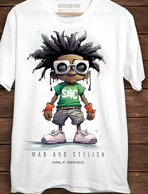 Футболка женская с принтом 44 Белая 2634325349 Днепр - изображение 1