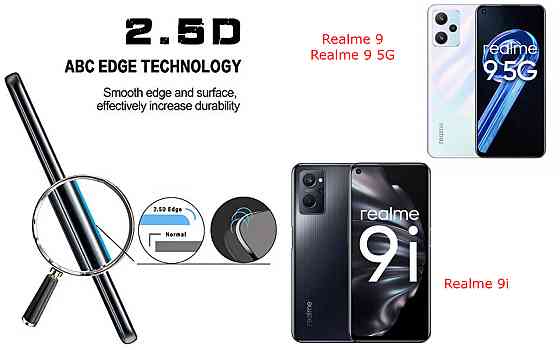 Захисне скло ArmorGlass для Realme 9, Realme 9i, Realme 9 5G – стійке до подряпин та ударів Київ