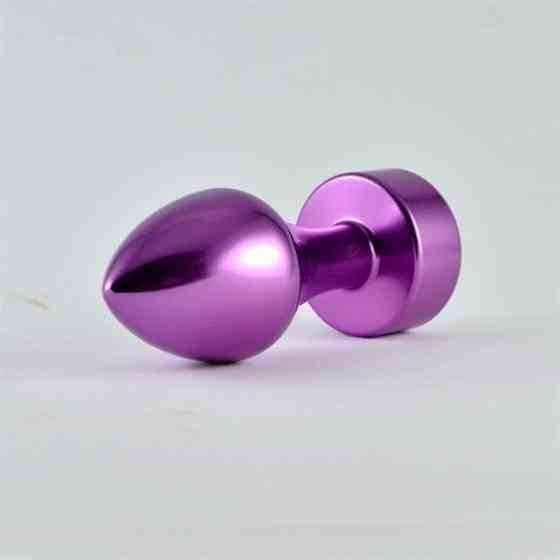 Анальна пробка - Heavy Metal Anal Plug Rosebud Aluminium Purple Sex Aura Київ