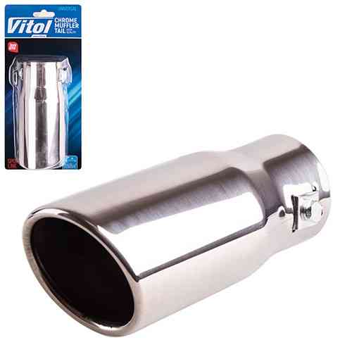 Насадка на глушник НГ-0023 d-53х145мм нержавіюча сталь Винница