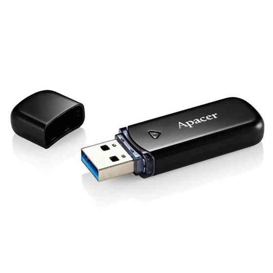 Флеш-накопитель USB3.2 256GB Apacer AH355 Black (AP256GAH355B-1) ( 10368 ) Харків