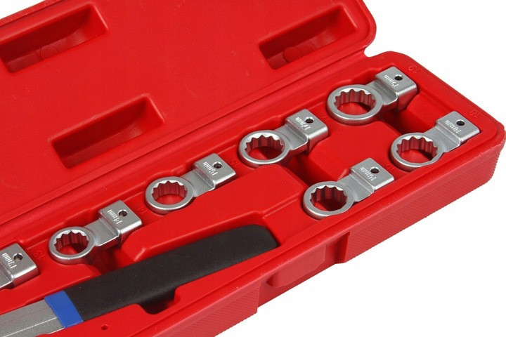 Ключ для демонтажу натяжника зі змінними вставками 15 шт Mar-Pol (M57635) Нововолинськ - фото 4