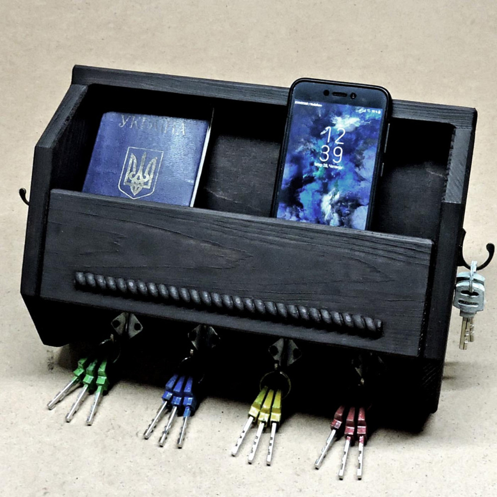 Ключниця дерев'яна "Шенонсо" венге Миколаїв - фото 5