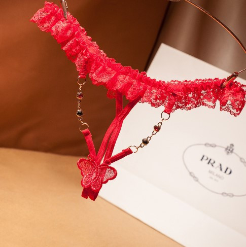 Еротичні трусики з метеликом унісекс - розмір універсальний, (на резинці) Київ - фото 1