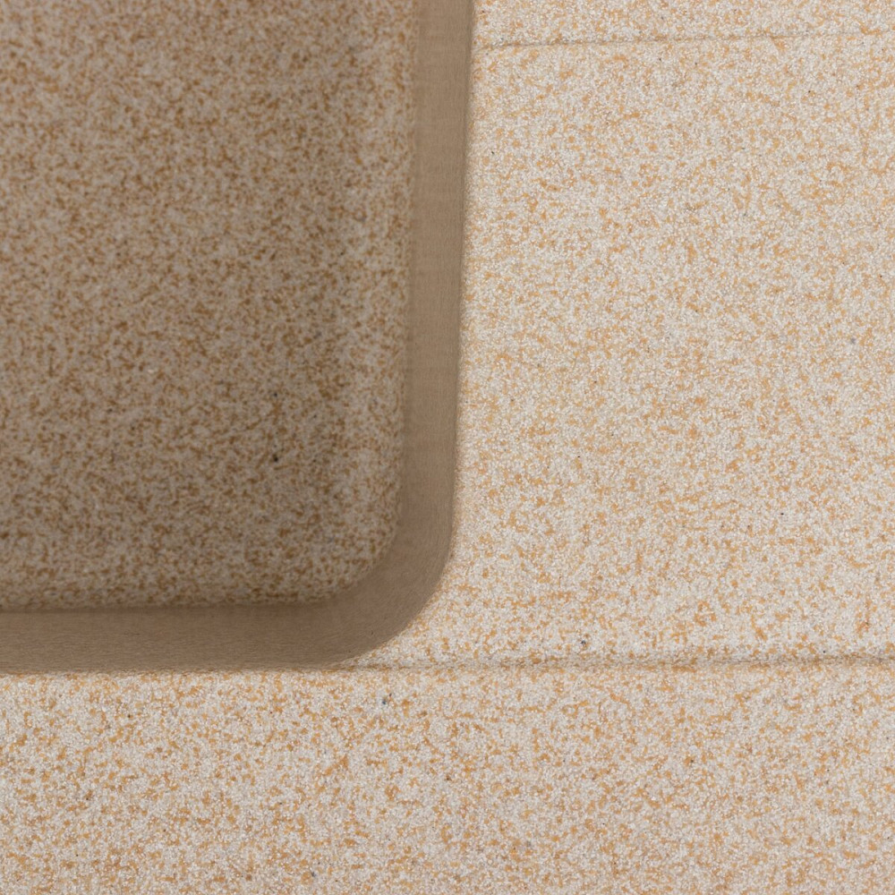 PLATINUM Гранітна мийка для кухні Platinum 6250 ZIRKONE матовий Сафарі Київ - фото 8