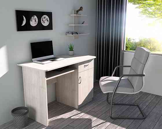 Стіл письмовий СП-1 №10, Дуб Шамоні Світлий, 1100/550/760 Львів