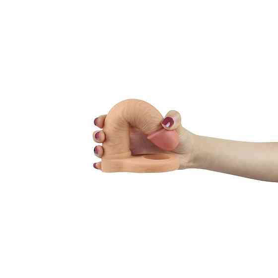 Насадка для подвійного проникнення - The Ultra Soft Double Vibrating 5.8 " Sex Aura Київ